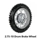 2.75-10 Inch Drum Brake Rear Back Wheel Rim + Tyre Tire For Yamaha TTR50 TTR50E - TDRMOTO