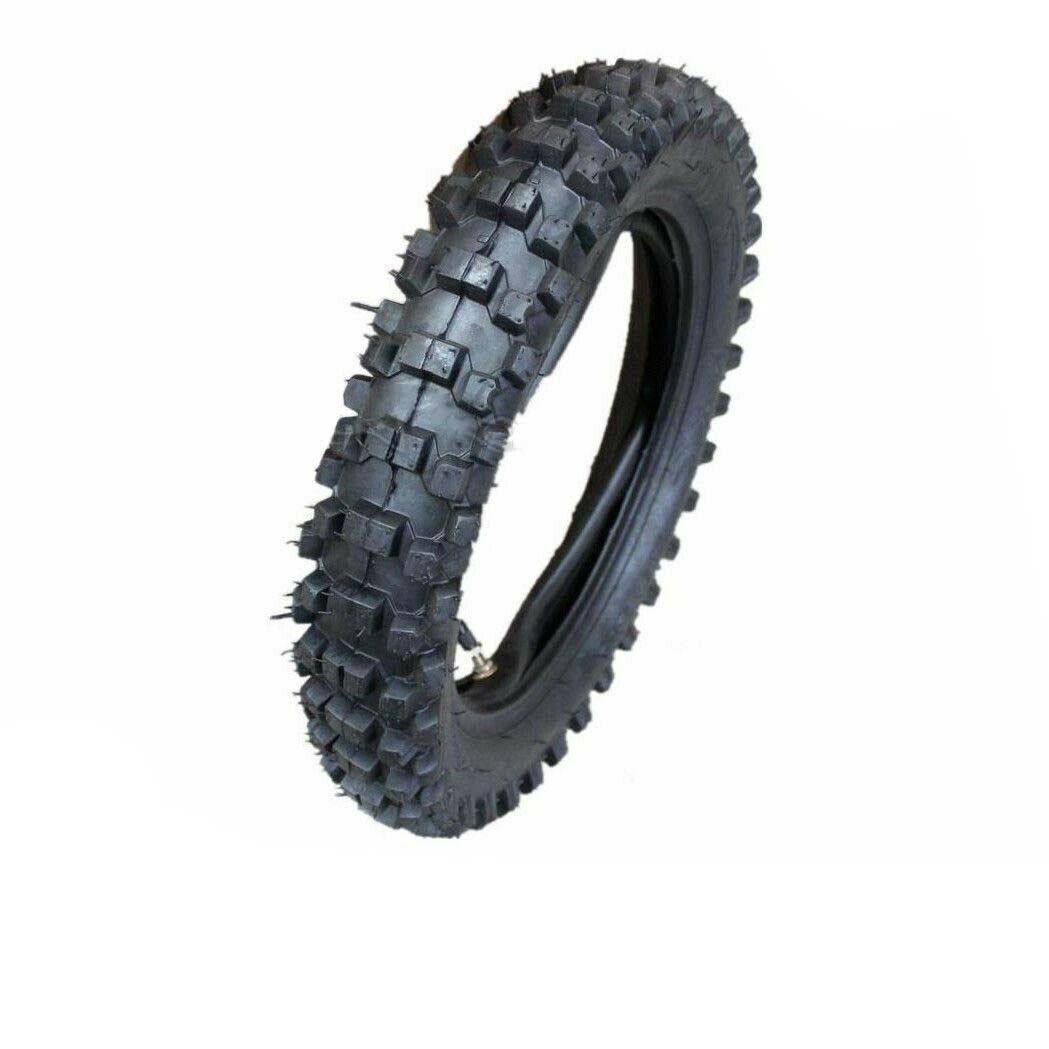 80/100-12" 3.00-12" Inch Rear Knobby Tyre Tire + Tube PIT PRO Trail Dirt Bike - TDRMOTO