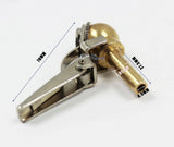 Ball Tire Air Chuck with Valve Stem Lock On Clip Tyre Inflator Brass Fitting - TDRMOTO