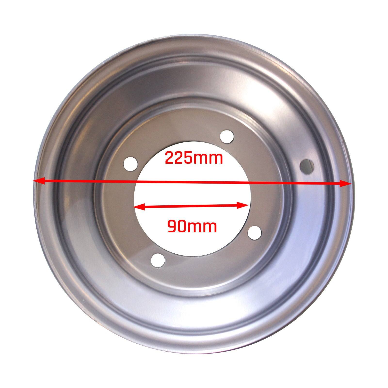 8 inch Rear Rim 4 ATV Quad Bike Dune Buggy Ride on Mowers go Kart Trailer Front - TDRMOTO
