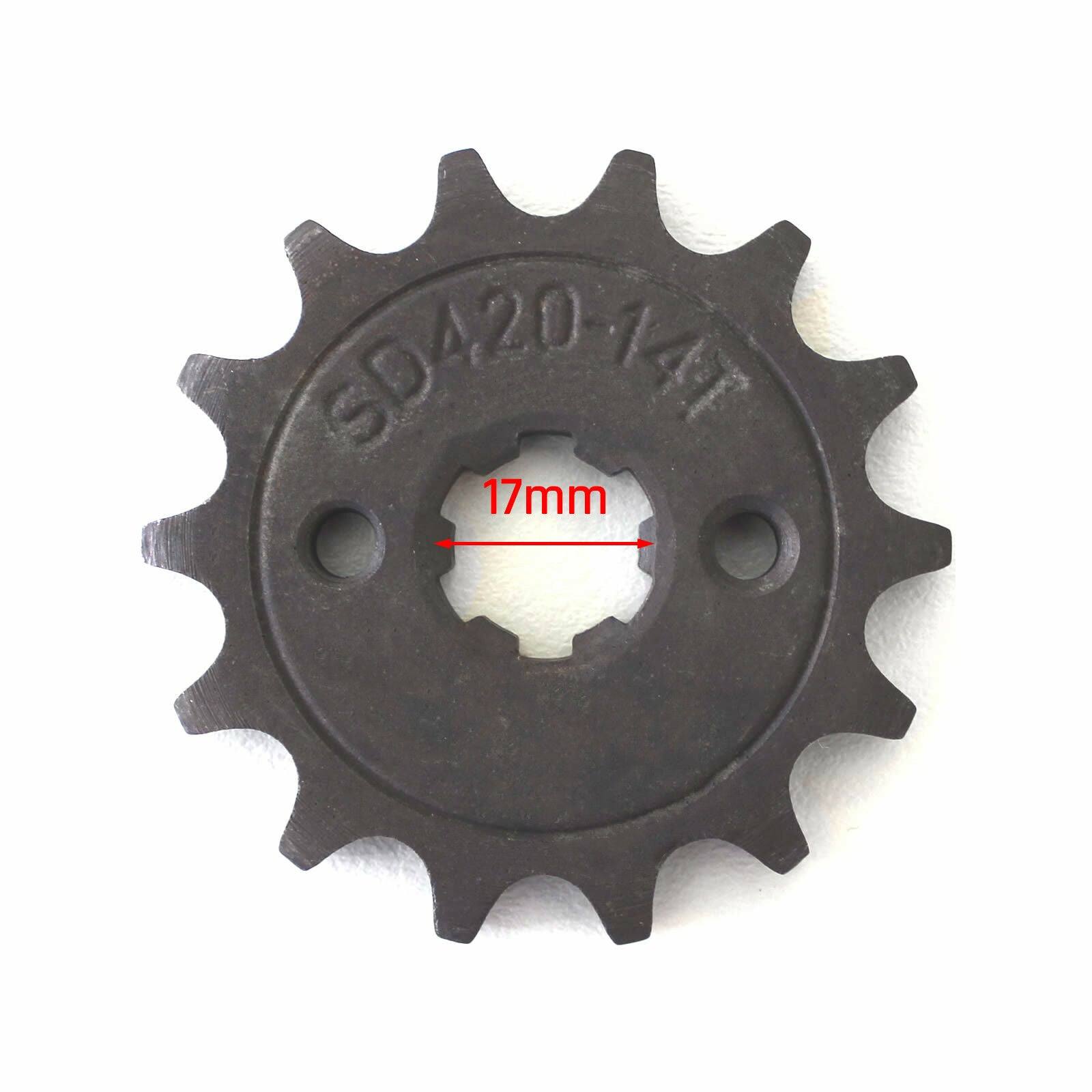 420 14T 17mm Front Sprocket - TDRMOTO