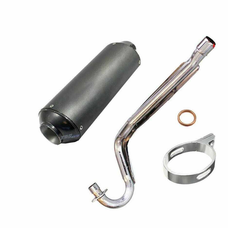 38mm Grey Big Bore Exhaust Muffler Pipe For Honda CRF50 Copy Dirt Bikes - TDRMOTO