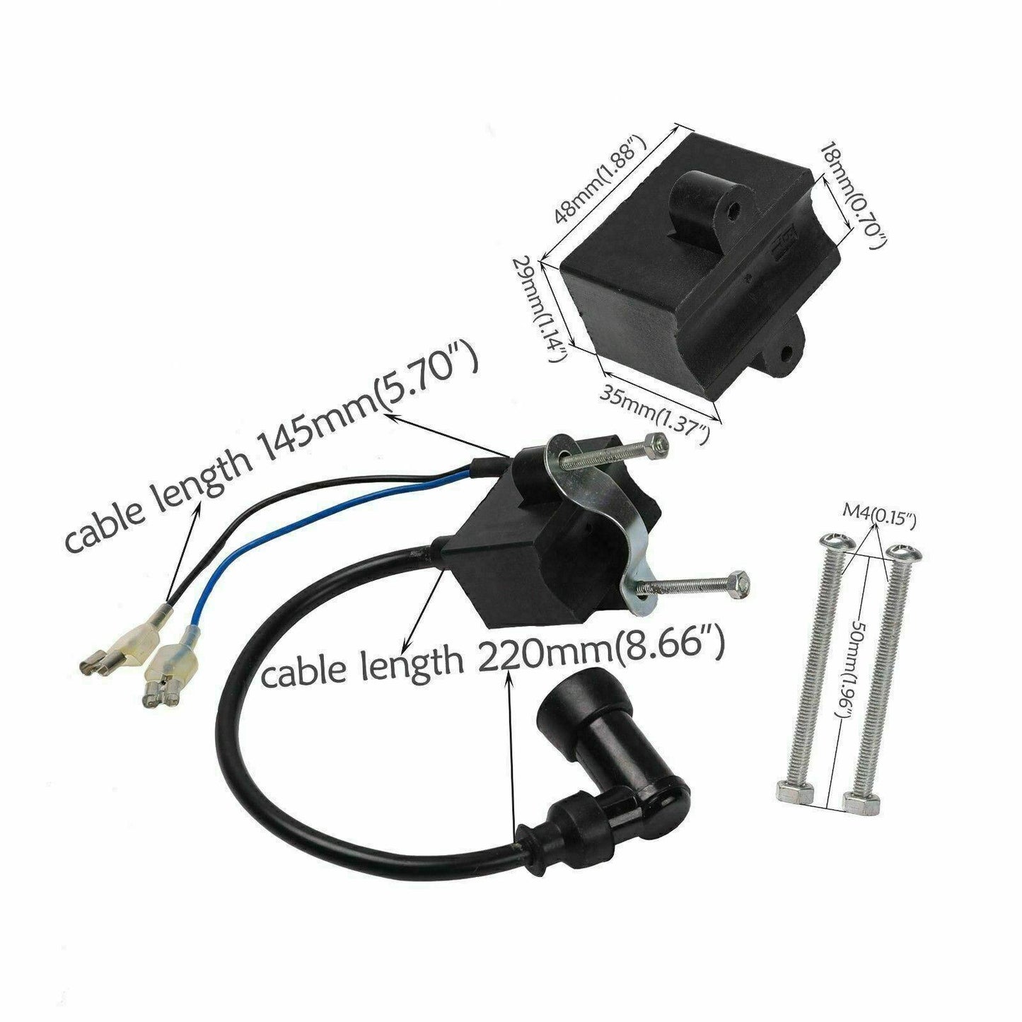 Magneto Coil 80cc 49cc 66cc 2 Stroke Motor Engine Kit Motorised Bicycle Push Bike - TDRMOTO
