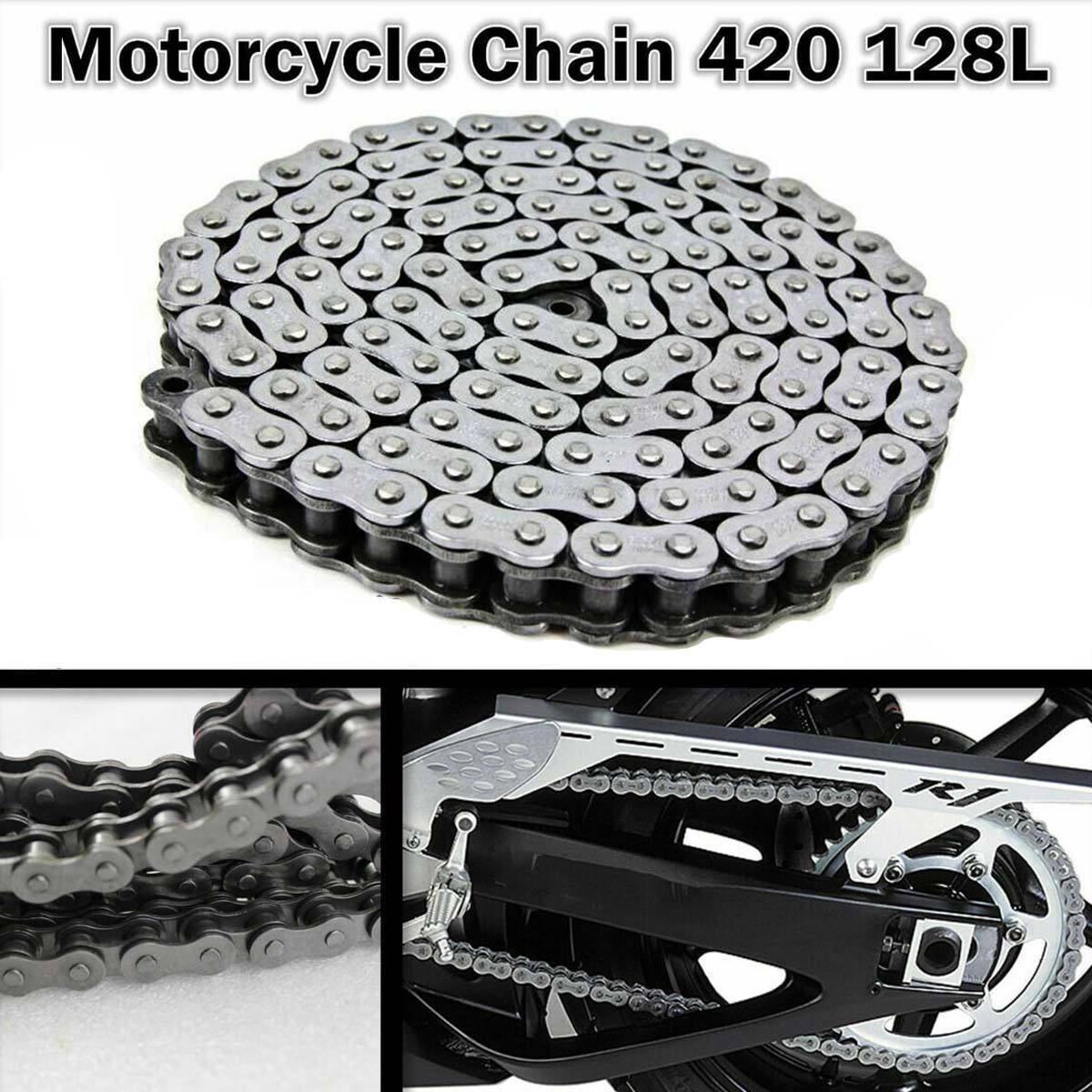 420 128 Links Chain Dirt Bike Honda CRF50 CRF70 CRF80 CRF110 CR80 Z50 XR50 - TDRMOTO