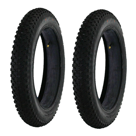 2pcs 26 x 4" Fat Tyres & Tubes For Fat Tyre Bike Schrader Valve Snow Bike MTB Bicycle - TDRMOTO