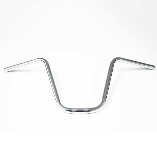 7/8" 22mm Chrome Ape Hanger Handlebars 12" Rise - chopper, bobber, custom - TDRMOTO