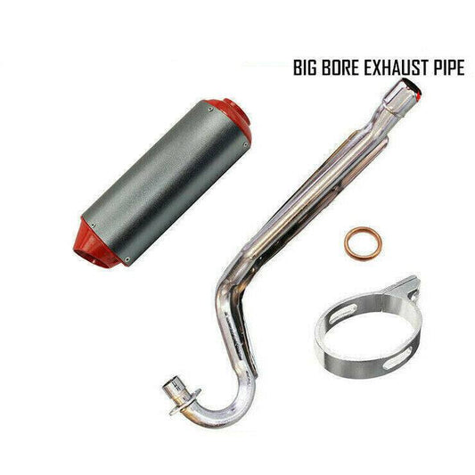 38mm Big Bore Exhaust Muffler Pipe For 50 70 90 110 125cc CRF SSR Pit Dirt Bike - TDRMOTO