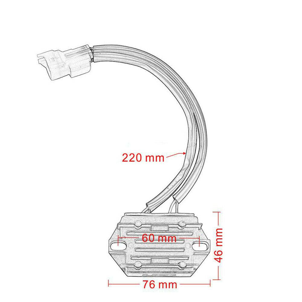 Motorcycle Regulator Voltage Rectifier for For Suzuki RMZ250 2010-2017 - TDRMOTO