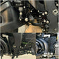 Black Rearset Foot pegs Rear set For Honda CBR 600 RR 2007-2008 07 08 - TDRMOTO