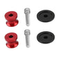 RED 6MM Swingarm Spool Sliders Stand Bobbins for Yamaha MT-03 - TDRMOTO
