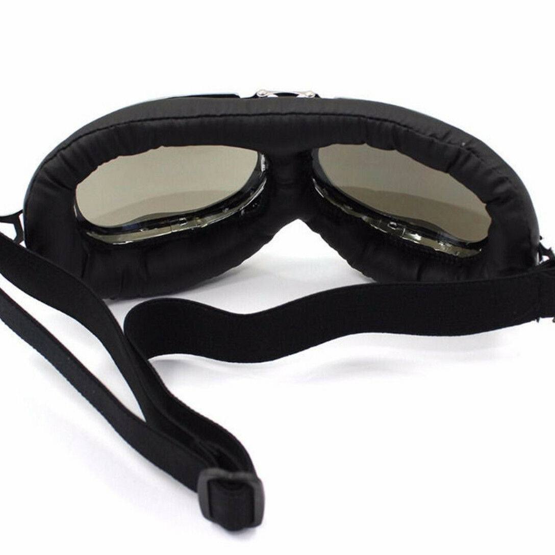 Goggles harley Vintage davison baron aviator flying cafe racer motorcross sport - TDRMOTO