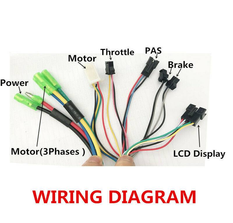 48V Rated 1000W Bike Ebike Electric Bicycle motor Intelligent Motor Controller - TDRMOTO
