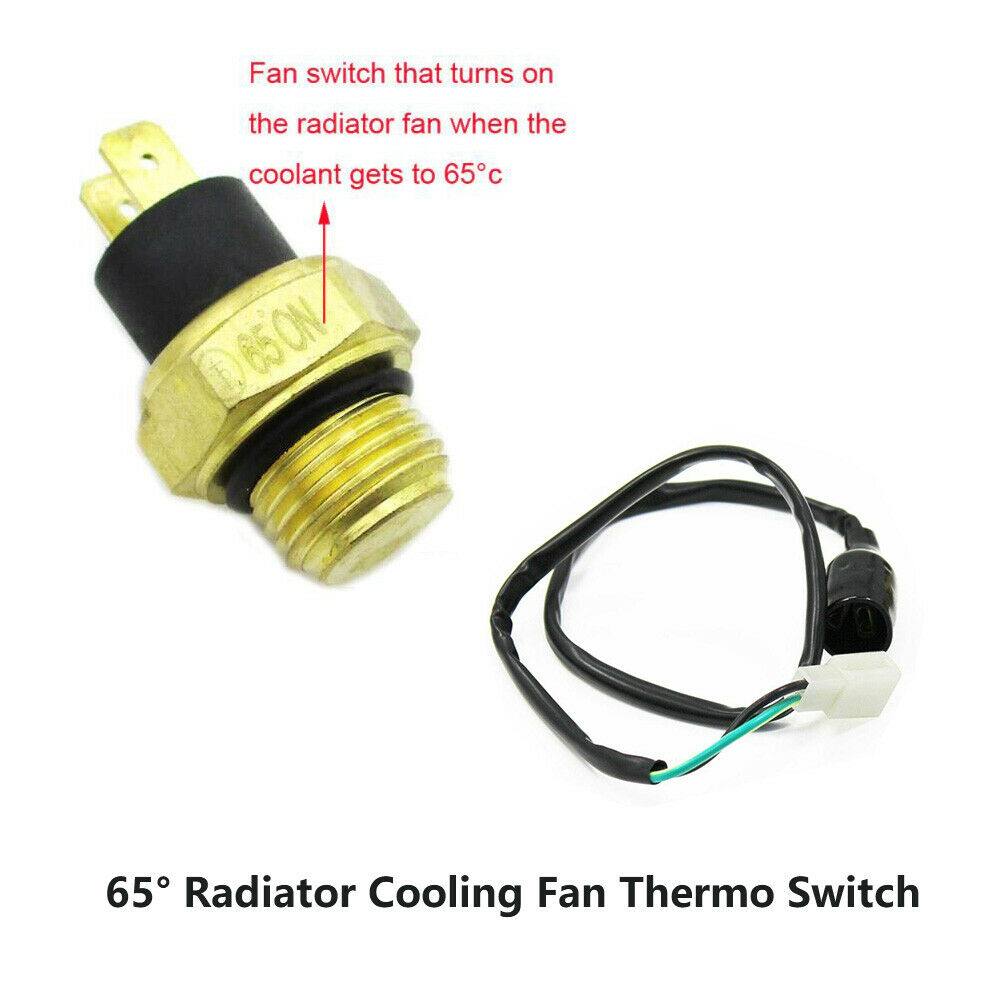 Radiator Thermal Fan Switch Thermostat For 250cc Water Cooled ATV Quad Scooter - TDRMOTO