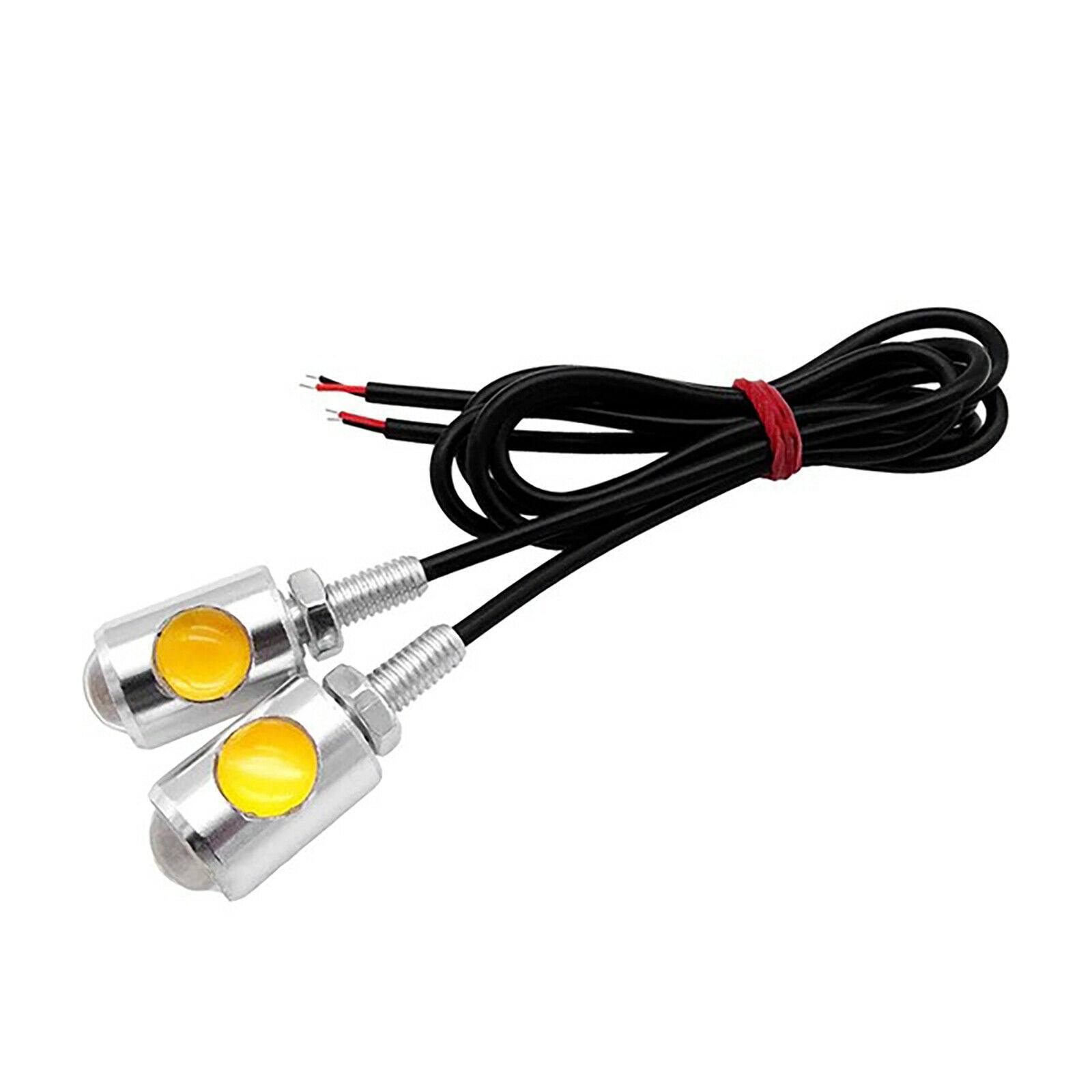 2 x LED License Number Plate Light Screw Bolt Bulbs For Car & Motorcycle - TDRMOTO
