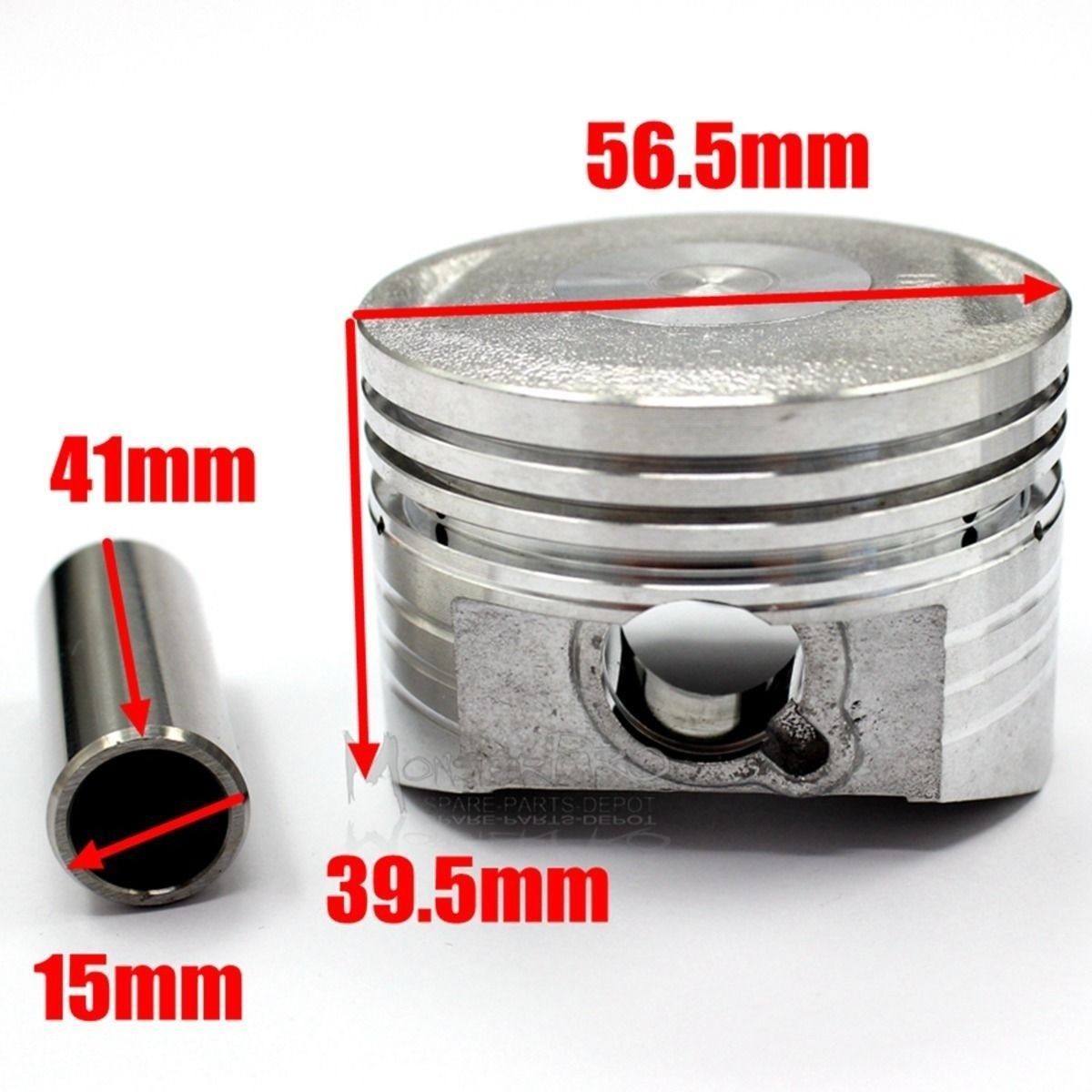 LIFAN 150cc Piston & Rings set 56mm Pit dirt bike Atomik tdr thumpster - TDRMOTO