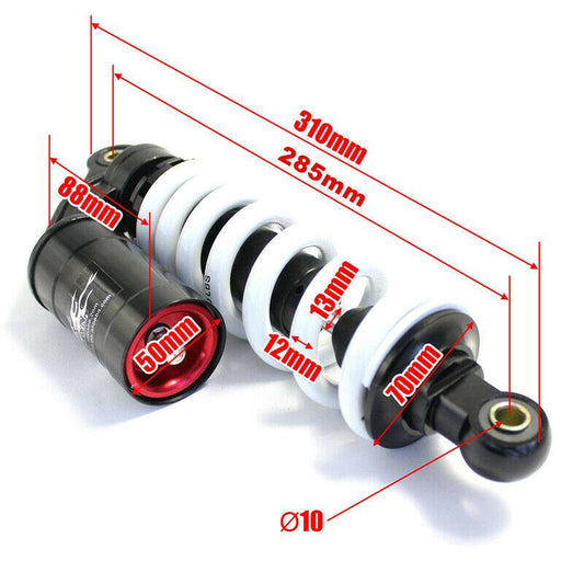 285mm Rear Shock Absorber shocker Suspension Spring 110/125/140cc Pit/Dirt bikes - TDRMOTO