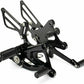 Fit Honda CBR250R 2010 2011 2012 2013 Adjustable Rearset Foot Peg Footrest Black - TDRMOTO
