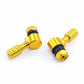 Motorcycle 45 Degree Rim Wheel Tire Valve Stems 11.3mm CNC Aluminum Black - TDRMOTO