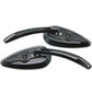 Black Skull Rearview Mirrors 4 Yamaha V-Star XVS 650 1100 Custom Silverado - TDRMOTO