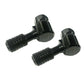 Motorcycle 45 Degree Rim Wheel Tire Valve Stems 11.3mm CNC Aluminum Black - TDRMOTO