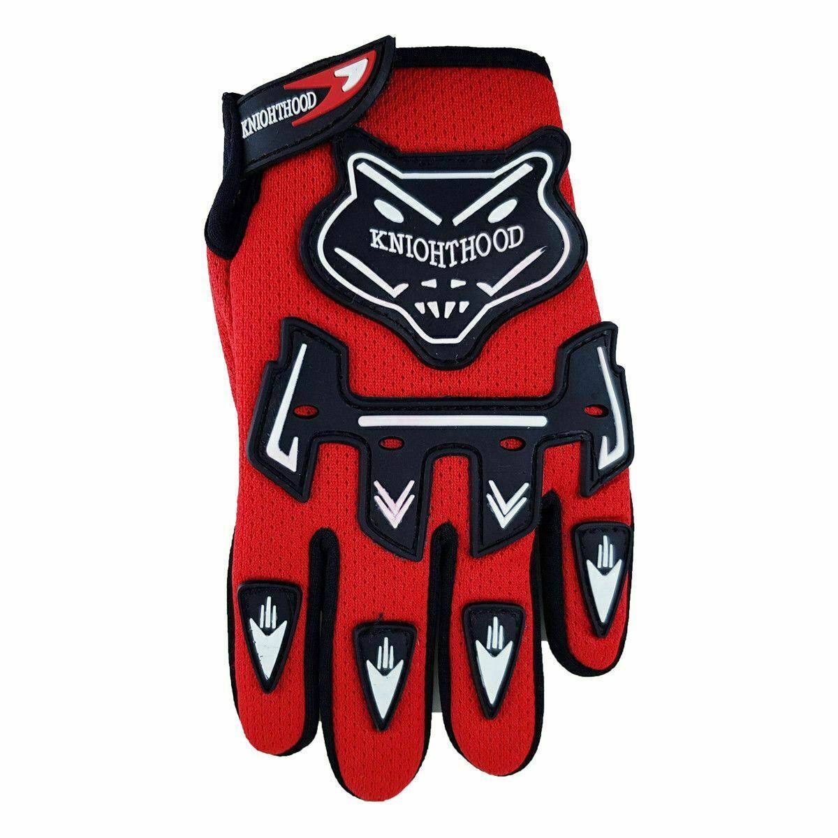 Red Kids Children Motorcycle Gloves Motorbike Gear Motorcross - TDRMOTO