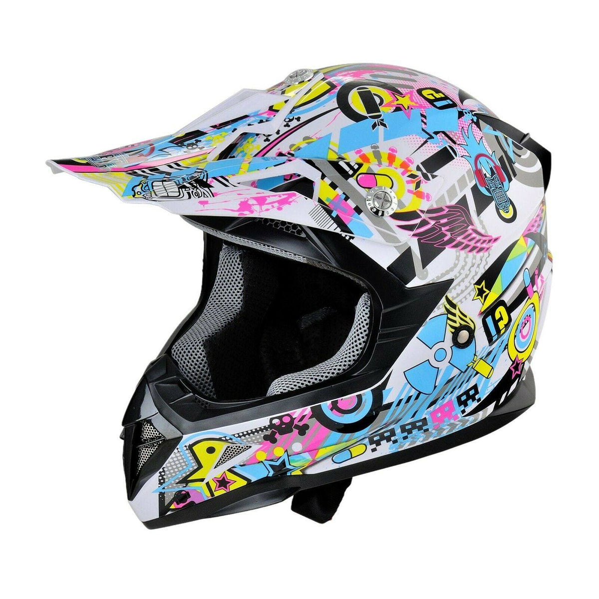 craft motorcycle helmets australia Graffiti Off Road Motocross Adult Helmet ECE22.06 Australia Standard – TDRMOTO