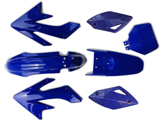 Blue Plastic Fender Fairing Kit for Hummer 200cc 250cc Zongshen Atomik Dirt Bike - TDRMOTO
