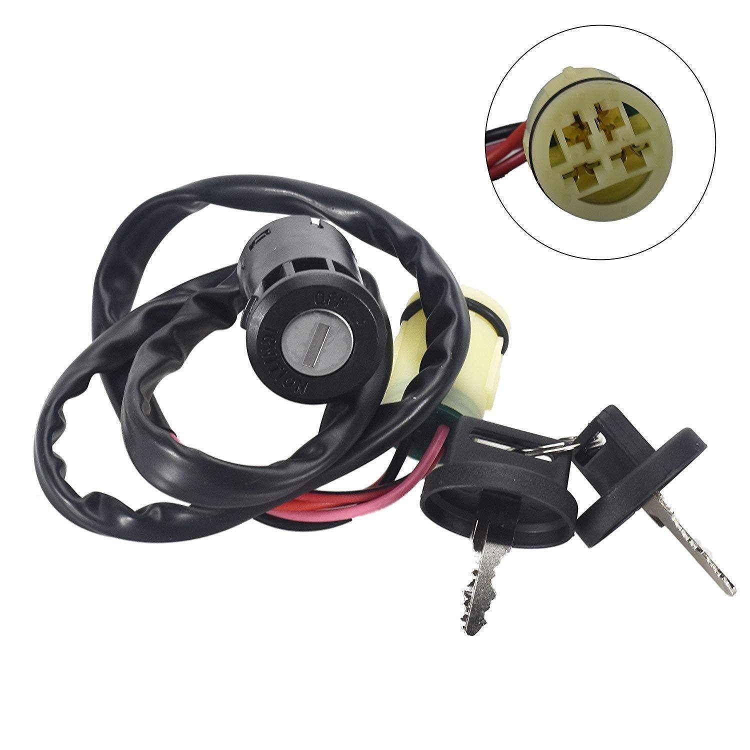 Ignition Key Switch Motorcycle Accessory for Honda TRX350TE Rancher ES 2000-2006 - TDRMOTO