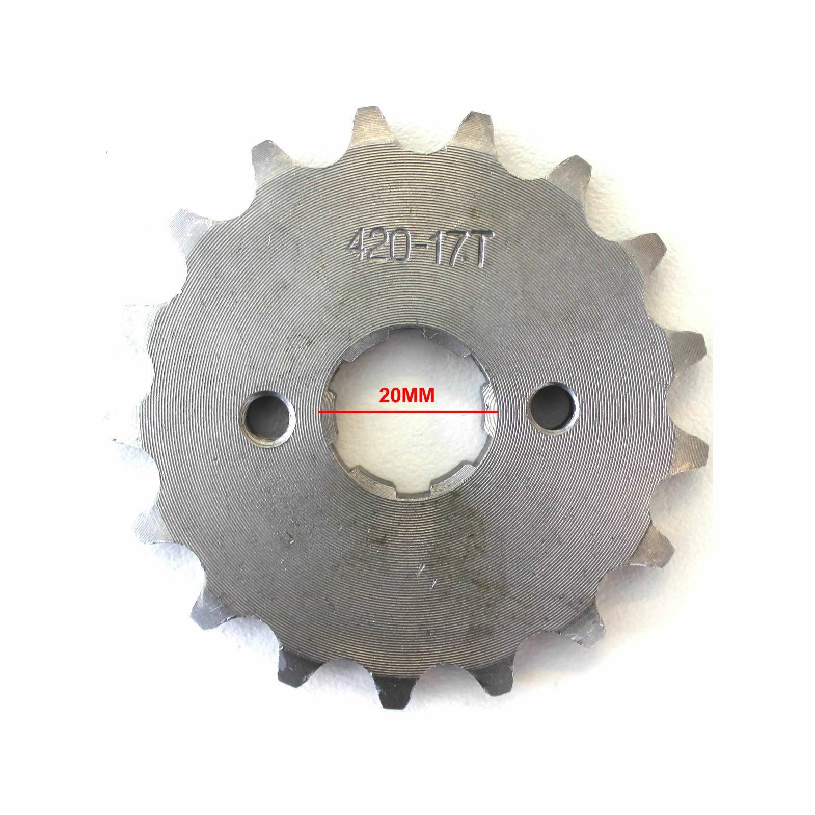 420 17T 20mm Front Sprocket - TDRMOTO