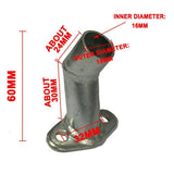 Manifold spare part for 2 stroke 49cc 66cc 70cc 80cc motorised bicycle engine - TDRMOTO