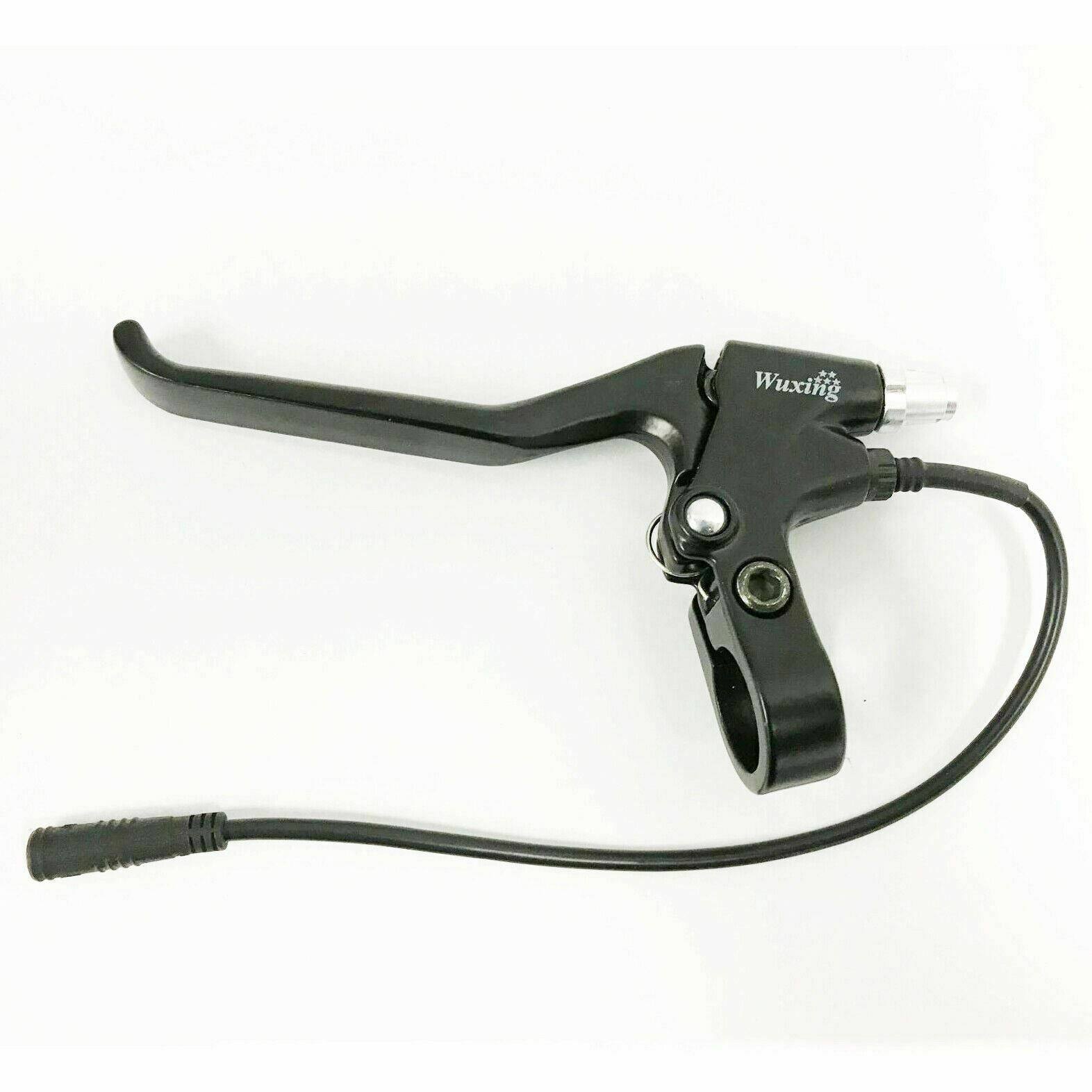 Left Hand Side eBike Wuxing Brake Lever with 3 Pins Female Waterproof Plug Connector - TDRMOTO