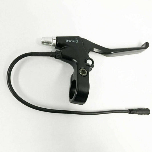 Right Hand Side eBike Wuxing Brake Lever with 3 Pins Female Waterproof Plug Connector - TDRMOTO