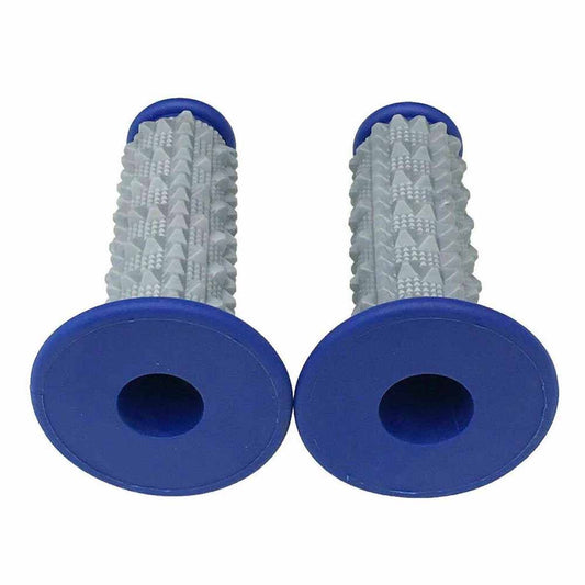 Blue MX Motorbike Hand Grips Dirt Pit Quad Bike Handle bars 22mm 7/8" - TDRMOTO