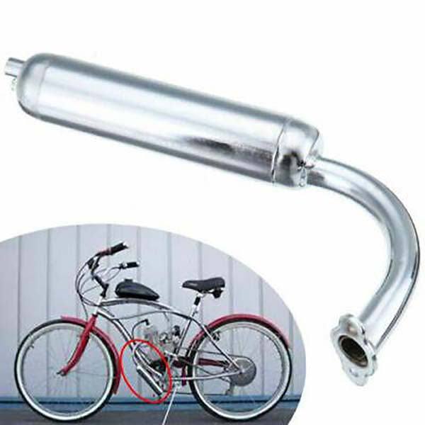 Exhaust Pipe Muffler 48cc 66cc 70cc 80cc Motorised Motorized Bicycle Bike Engine - TDRMOTO