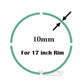 Motorcycle 17" Wheel Rim Stripe Tape Kawasaki Ninja 250R 300 500 - TDRMOTO