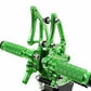 Rearset Rear Set Footpegs Fit Kawasaki Ninja 300 2013 Adjustable Foot Pegs Green - TDRMOTO