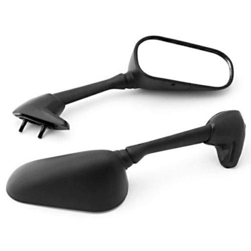 1998 1999 2000 2001 Yamaha YZF R1 Black Style Racing Replacement Mirrors - TDRMOTO
