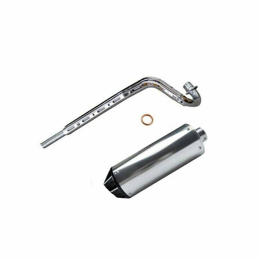 28mm Exhaust Pipe + Black Muffler For ATV Quad Dirt Bike - TDRMOTO