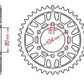 Kawasaki ZX6R 08 09 10 11 13 Front/Rear Sprocket 15T/46T Chain Size 520 ZVX - TDRMOTO