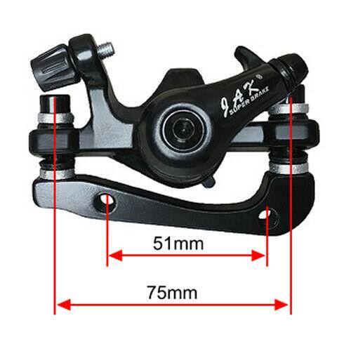 Rear JAK Super Brake Disc Caliper with Brake Pads For Bicycle Mountain Bike MTB - TDRMOTO