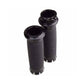 Black 1'' Universal Handle Bar Grips For Harley Davidson Touring Softail DYNA - TDRMOTO