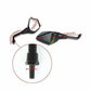 Motorcycle Black Rearview Mirrors For Kawasaki Z1000 Z750 Versys KLE 650 ZRX1100 - TDRMOTO