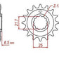 Kawasaki ZX6R 08 09 10 11 13 Front/Rear Sprocket 15T/46T Chain Size 520 ZVX - TDRMOTO