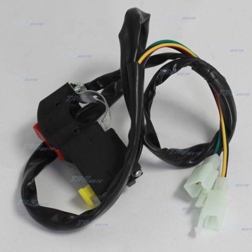 Kill Switch + Start Button 2X2 Pins Male Plugs PIT PRO Quad Dirt Bike ATV Buggy - TDRMOTO
