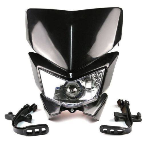 Black Rec Reg Headlight Head Light lamp For Yamaha YZ450 WR450 WR250 - TDRMOTO