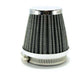 38mm Chrome Air Filter Pod Universal Fit For Honda Yamaha Kawasaki Suzuki Dirt Bikes - TDRMOTO