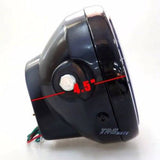 6.5" Motorcycle Headlight Amber LED Turn Signal Indicators For Harley Cafe Racer - TDRMOTO