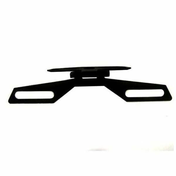 Motorcycle Dual Sport Folding License Plate Mount Tag Bracket Tail Light Holder - TDRMOTO