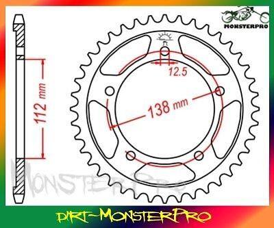 HONDA CBR900 FireBlade 96 97 98 99 Front/Rear Sprocket 16T/42T (525 ZVX) - TDRMOTO