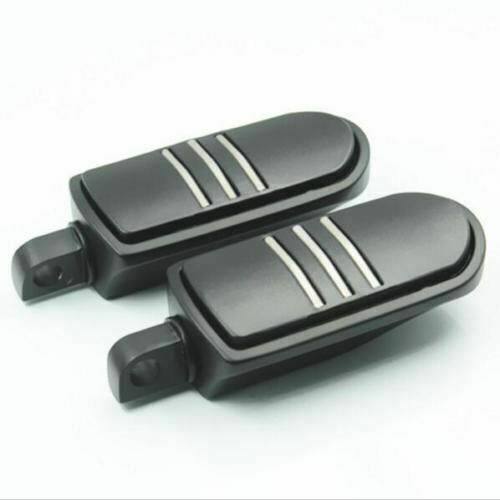 1 Pair Black Motorcycle Highway Passenger Foot Pegs Footrest for Harley Davidson - TDRMOTO